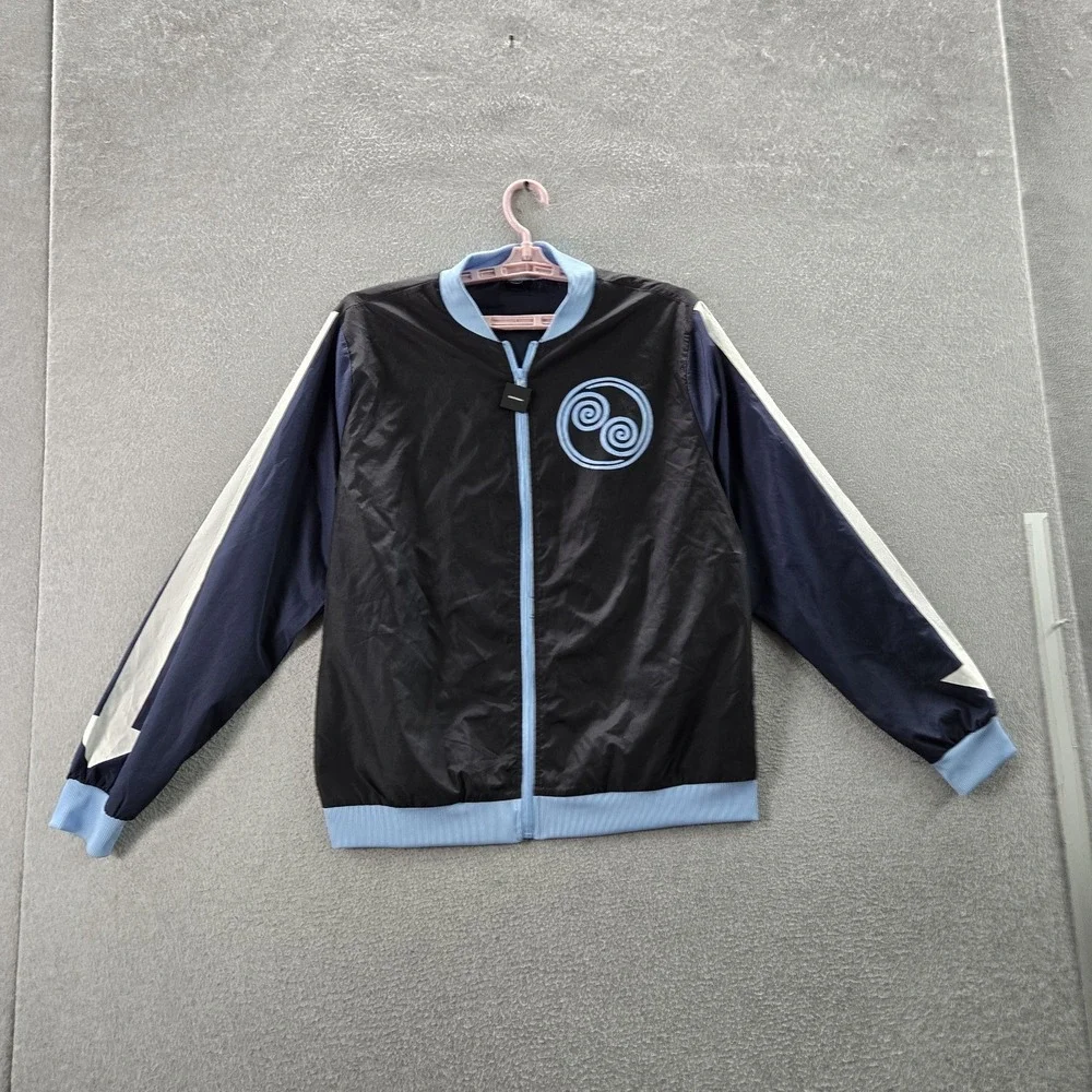 Avatar Men Jacket M‎ Black Graphic Bomber Character Zipper